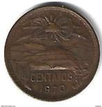 mexico 20 centavos 1970 km 440 unc, Postzegels en Munten, Verzenden, Midden-Amerika, Losse munt