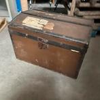 Vintage Hutkoffer / Reiskoffer / oude kist, Ophalen, Gebruikt, 50 tot 100 cm, Minder dan 50 cm