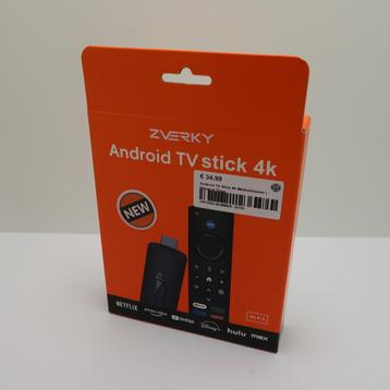 Zverky Android TV Stick 4K Mediastreamer | Nieuw in Doos beschikbaar voor biedingen