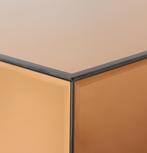 HKliving Mirror Block Salontafel - Smokey Brown | €499, nu, Huis en Inrichting, Tafels | Salontafels, Hkliving, 100 tot 150 cm