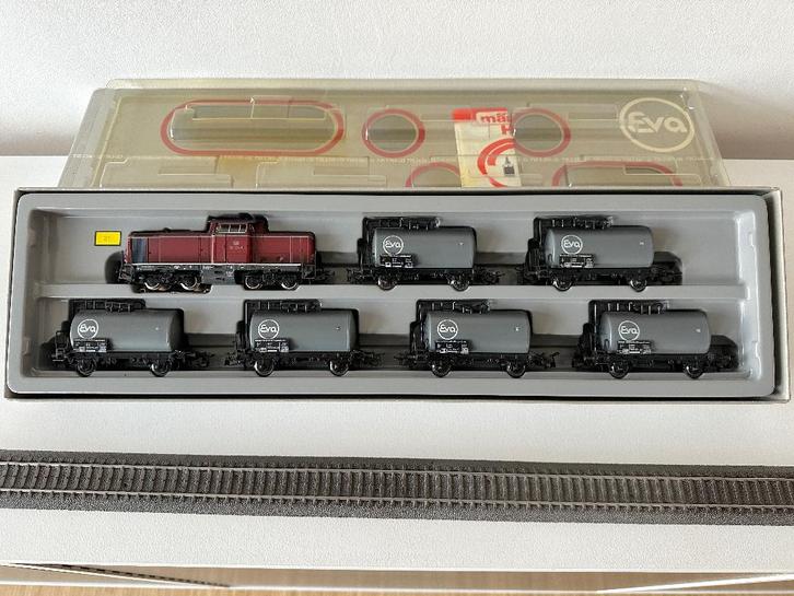 Marklin 2855 olietrein BR212 DB ovp (digitaal), Hobby en Vrije tijd, Modeltreinen | H0, Gebruikt, Locomotief, Wisselstroom, Märklin