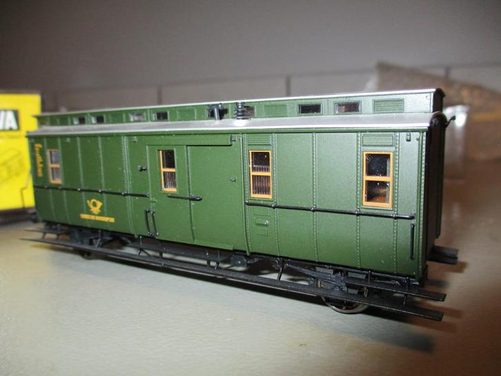 Brawa Post Wagon DB no 2133, Hobby en Vrije tijd, Modeltreinen | H0, Zo goed als nieuw, Wagon, Gelijkstroom, Ophalen