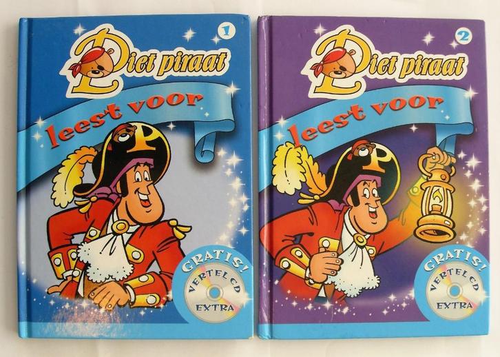 Piet Piraat leest voor - deel 1 & 2, Boeken, Kinderboeken | Kleuters, Zo goed als nieuw, Ophalen of Verzenden