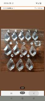 kroonluchterpegels zwaar groot model  k, Huis en Inrichting, Lampen | Kroonluchters, Ophalen, Zo goed als nieuw, Glas