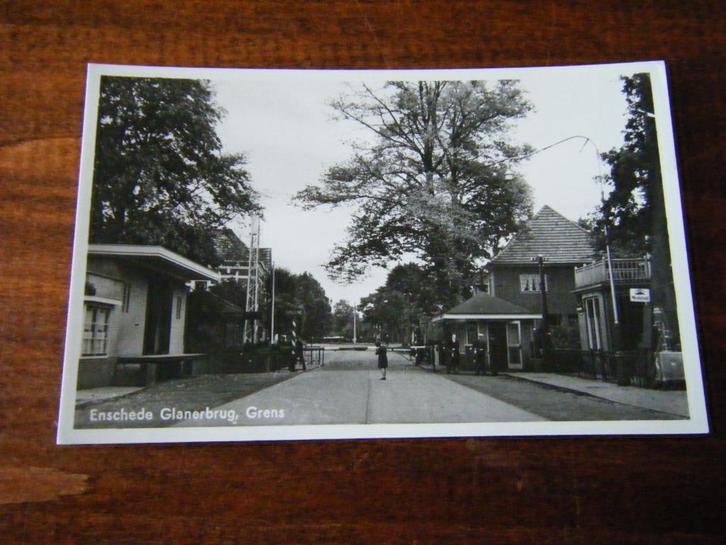 F36 - Enschede - Glanerbrug - Grens - Mooi/Oud, Verzamelen, Ansichtkaarten | Nederland, Overijssel, 1940 tot 1960, Ophalen of Verzenden