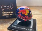 ✅ Max Verstappen 1:8 Helm Red Bull RB13 Singapore GP 2017, Verzamelen, Automerken, Motoren en Formule 1, Nieuw, Ophalen of Verzenden