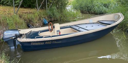 Timeless 460 Classic sloep, Watersport en Boten, Sloepen, Gebruikt, Tot 10 pk, 3 tot 6 meter, Buitenboordmotor, Benzine, Polyester
