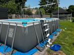 Zwembad met warmtepomp, Zo goed als nieuw, 400 cm of meer, Rechthoekig, Ophalen