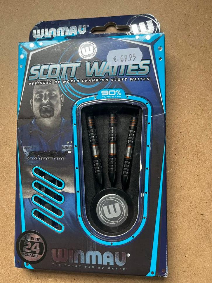 Winmau Scott Waites 90% 24gr Dartpijlen - Nieuwstaat, Sport en Fitness, Darts, Zo goed als nieuw, Pijlen, Ophalen of Verzenden