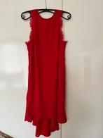 Rood satijn jurk, Kleding | Dames, Knielengte, H&M, Ophalen of Verzenden, Zo goed als nieuw