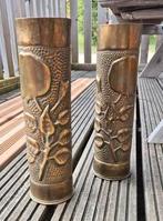 trench art wo1 1e wereldoorlog granaathulzen vazen, Ophalen of Verzenden, Landmacht