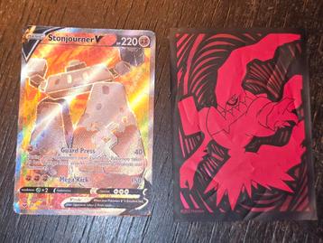 Originele Pokemonkaart Stonjourner plus Sleave beschikbaar voor biedingen