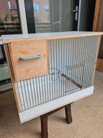Broedkooi/blok 2 stuks ( grote) parkieten. 60brx30dx50h, Dieren en Toebehoren, Vogels | Hokken en Kooien, Ophalen, Gebruikt, Hout