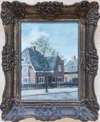 Hollandse School (XX Herman Piek) - Gezicht op huizen, Ophalen of Verzenden