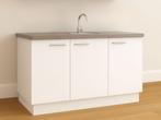 Keukenblok 180 cm – Compleet met spoelbak en kraan - Outlet!, Huis en Inrichting, Keuken | Complete keukens, Uwkeukenkast.nl, Wit
