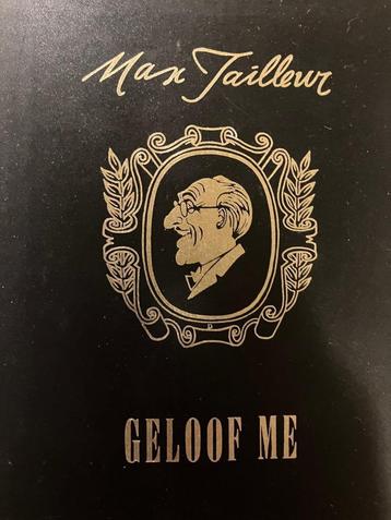 Max Tailleur Geloof me beschikbaar voor biedingen