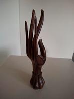 Vintage coronandel houten hand van Boeddha Mudra Beeld, Ophalen of Verzenden