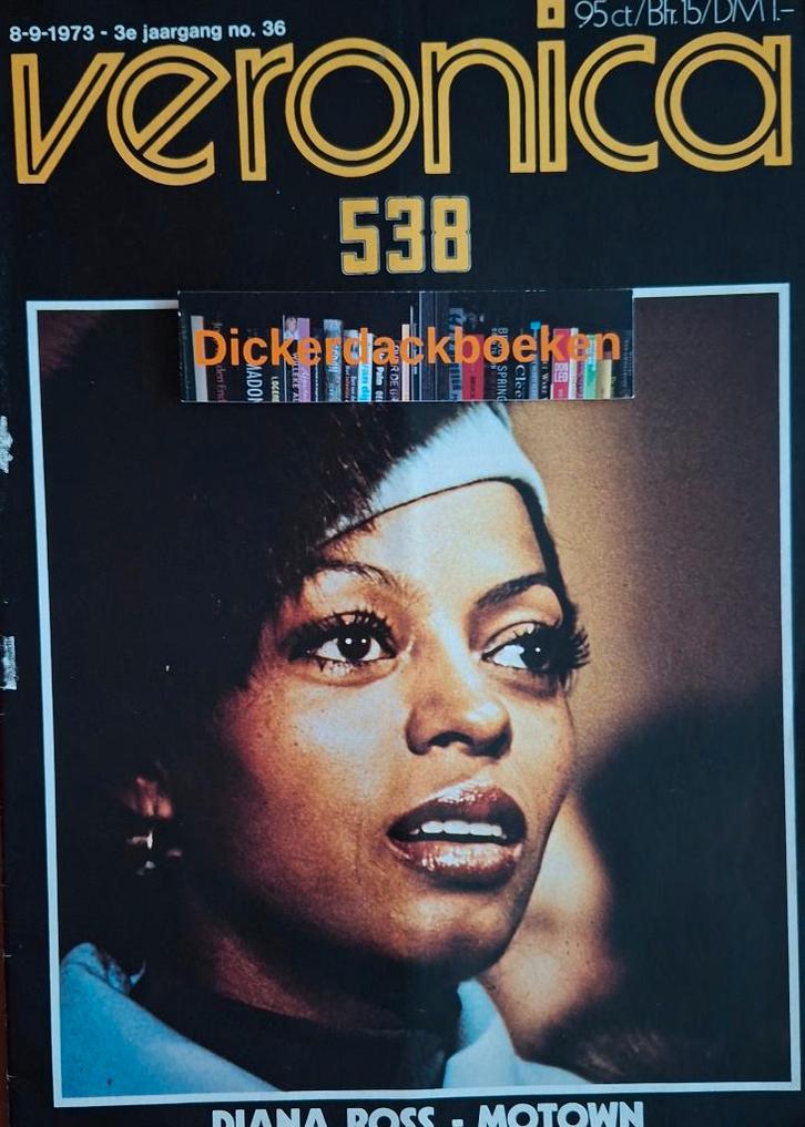 Veronica 36, 1973; Diana Ross, Freddy Breck, Michael Jackson, Verzamelen, Muziek, Artiesten en Beroemdheden, Gebruikt, Boek, Tijdschrift of Artikel