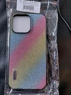 Abeel hoesje glitter regenboog kristallen iPhone Pro max, Nieuw, Ophalen of Verzenden