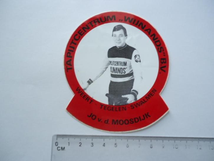 sticker Wielrennen Wijnands Jo Moosdijk weert tegelen swalme, Verzamelen, Stickers, Zo goed als nieuw, Bedrijf of Vereniging, Verzenden