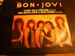 Bon Jovi - Livin' on a prayer, Cd's en Dvd's, Vinyl Singles, Rock en Metal, Ophalen of Verzenden, 7 inch, Zo goed als nieuw