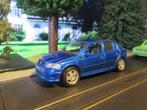 1:34 Opel Astra G - Welly blauwmetallic, Ophalen of Verzenden, Nieuw, Auto, Overige merken