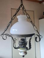 Antieke hanglamp, Gebruikt, Glas, Minder dan 50 cm, Antiek