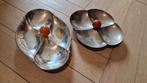 Art Deco Serveerschalen Verzilverd - Set van 2, Ophalen of Verzenden