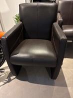 6 Eetkamer stoelen Leren fauteuil, Ophalen, Gebruikt, Bruin, Leer