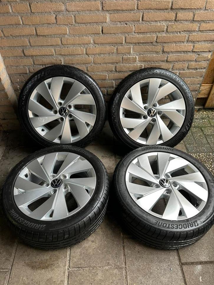 Volkswagen Golf 8 Belmont 17” Velgen, Auto-onderdelen, Banden en Velgen, Velg(en), Zomerbanden, 17 inch, 225 mm, Ophalen