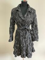 Jas42 - Zwarte Heart herfst jas maat S (1), Kleding | Dames, Jassen | Winter, Ophalen of Verzenden, Zo goed als nieuw, Maat 38/40 (M)