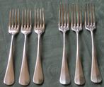 Nr I153+: 6 Verzilv. Christoffle Hollands Gl. ontbijtvorken, Ophalen of Verzenden