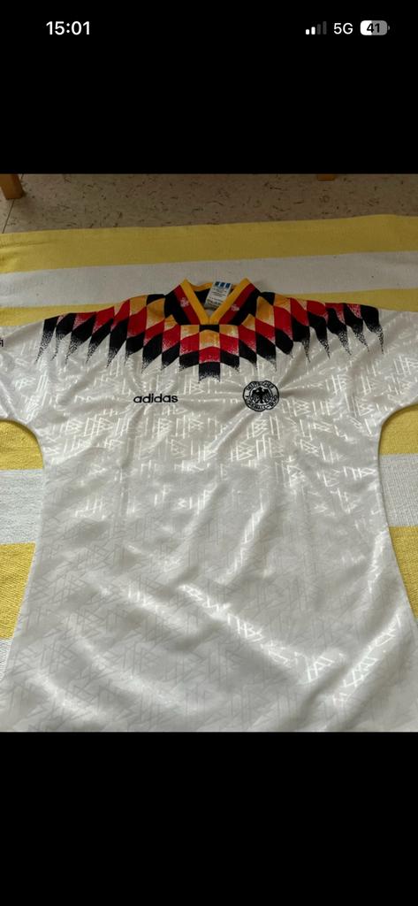 Duitsland retro voetbalshirt, Verzamelen, Sportartikelen en Voetbal, Gebruikt, Shirt, Ophalen of Verzenden