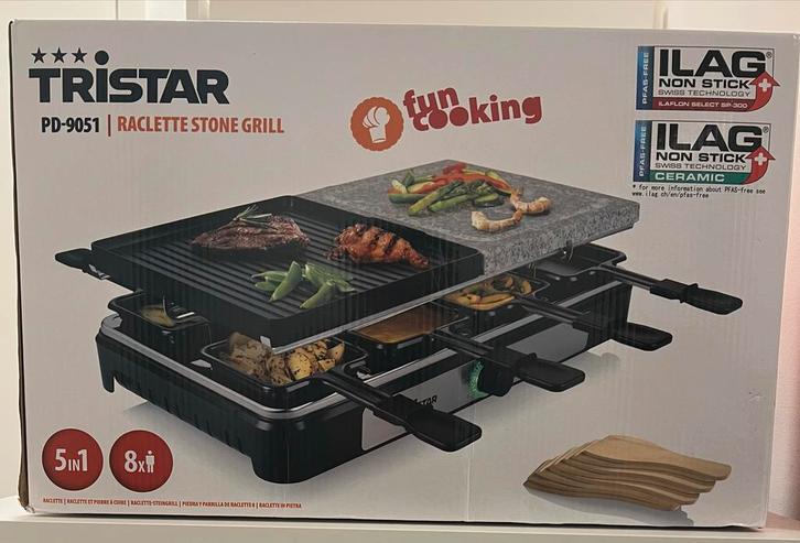 Gourmetset Tristar, Huis en Inrichting, Kachels, Nieuw, Vrijstaand, Overige soorten, Elektrisch, Ophalen of Verzenden