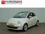 Fiat 500 1.2 AUT 69PK AUTOMAAT NL-AUTO LEER PANODAK, Auto's, Fiat, 21 km/l, Euro 5, Gebruikt, 1242 cc
