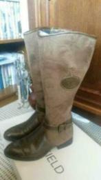 Anna field taupe hoge laars als nieuw, Kleding | Dames, Schoenen, Hoge laarzen, Anna Field, Bruin, Ophalen of Verzenden