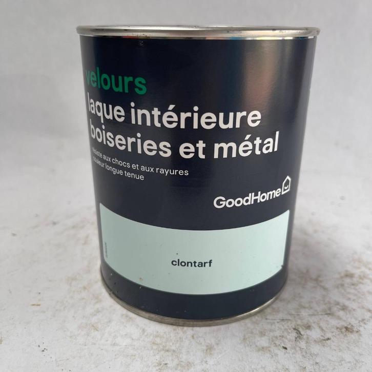 GoodHome Verf Lak Metaal & Hout Clontarf Groen 750ml, Doe-het-zelf en Verbouw, Verf, Beits en Lak, Nieuw, Lak, Minder dan 5 liter