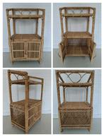 Rotan kastje boho/vintage, Huis en Inrichting, Kasten | Ladekasten, Ophalen, Overige materialen, 1 of 2 laden, Vintage, rotan