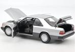 Mercedes Benz 300 CE-24 Coupe 1990 Zilver 1/18 NOREV 183880, Hobby en Vrije tijd, Modelauto's | 1:18, Verzenden, Nieuw, Auto, Norev