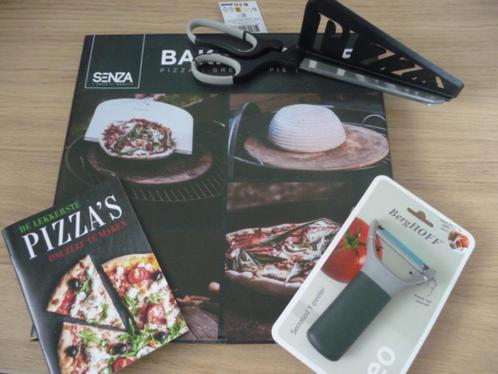 Pizza steen en toebehoren - NIEUW -, Tuin en Terras, Barbecue-accessoires, Nieuw, Ophalen