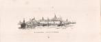 Harlingen   Vue du Zuiderzee Houtgravure ca.1880, Ophalen of Verzenden