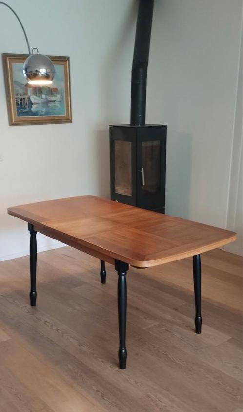 vintage uitschuiftafel /  Mid Century z.g.a.n, Antiek en Kunst, Antiek | Meubels | Tafels, Ophalen