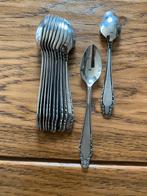 Vintage Sola advocaatlepeltjes, Antiek en Kunst, Antiek | Bestek, Ophalen of Verzenden