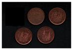 4x 2 eurocent Spanje 1999-2010 (M177), Postzegels en Munten, Munten | Europa | Euromunten, Spanje, 2 cent, Verzenden