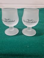 Borrelglaasjes den ouder advokaat twee stuks, Verzamelen, Glas en Borrelglaasjes, Ophalen of Verzenden, 'T Olde Gre-j, Info@toldegrej.nl