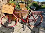 Oerdegelijke Batavus heren transportfiets met houten krat, Fietsen en Brommers, Fietsen | Heren | Herenfietsen, Ophalen, Gebruikt