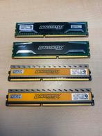 Ballistix DDR3 4gb 8gb 16gb (4gb p.st) 1600MHz Geheugen, Computers en Software, RAM geheugen, DDR3, Ophalen of Verzenden, Zo goed als nieuw