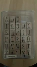 Whimsical alphabet 104994, Hobby en Vrije tijd, Stempelen, Ophalen of Verzenden, Gebruikt, Houten stempel