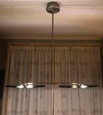 Design lamp RVS, Huis en Inrichting, Lampen | Hanglampen, Ophalen, Zo goed als nieuw