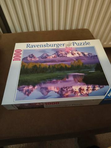 Ravensburger Puzzel - Bergen en Reflectie - 1000 stukjes beschikbaar voor biedingen